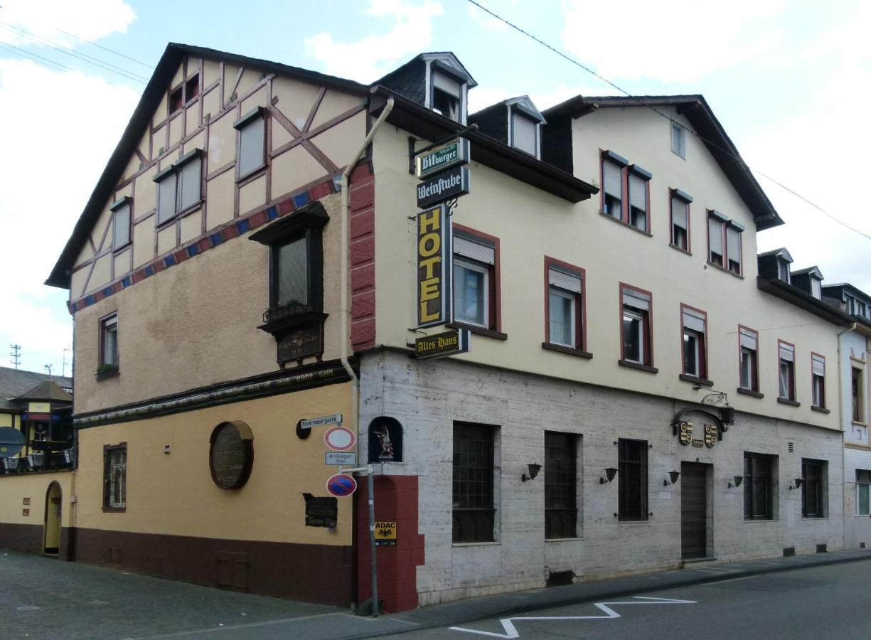 Gastehaus Hotel Altes Haus Lahnstein Exterior foto